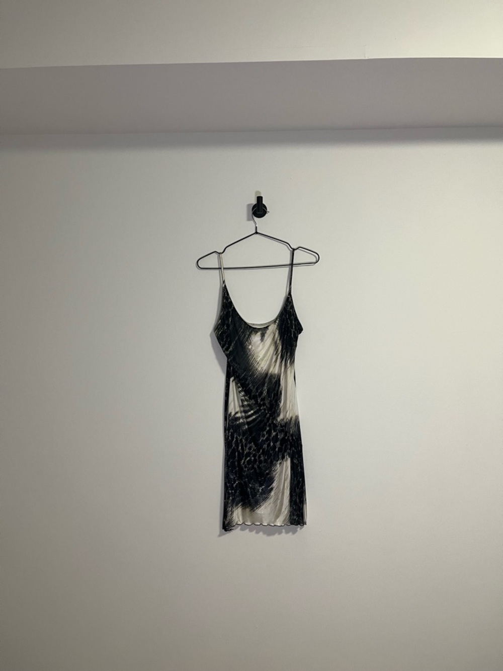 vintage class cavalli animal print mini dress